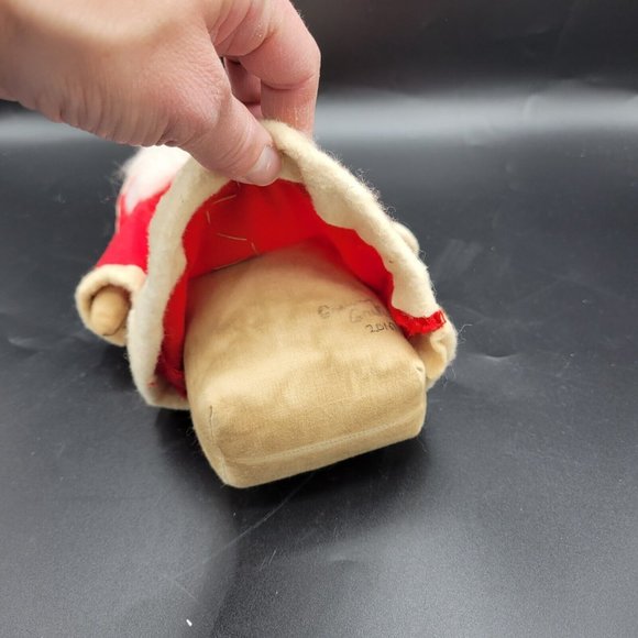 Handmade Rustic Primitive Cloth Santa Christmas Decoration Country Farmhouse - Picture 6 of 12